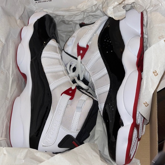 NWT- Jordan 6 Rings White/Black-Varsity Red Sneakers. Never worn!!! - Picture 16 of 16